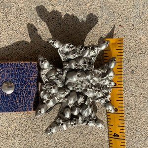 Skull Cross Biker Belt Goth/Rocker